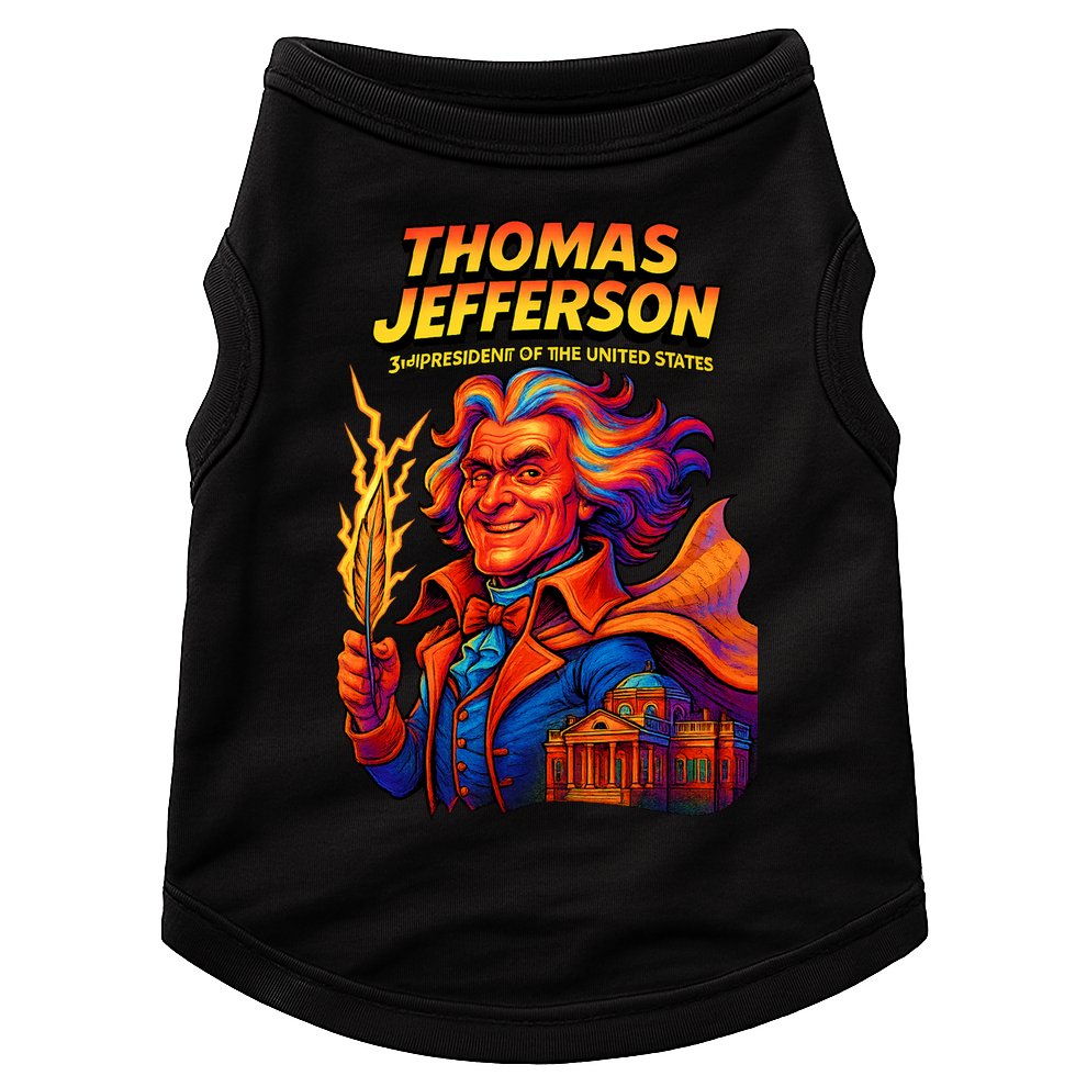 Thomas Jefferson The 3rd President Presidential Chronicles Doggie Tank