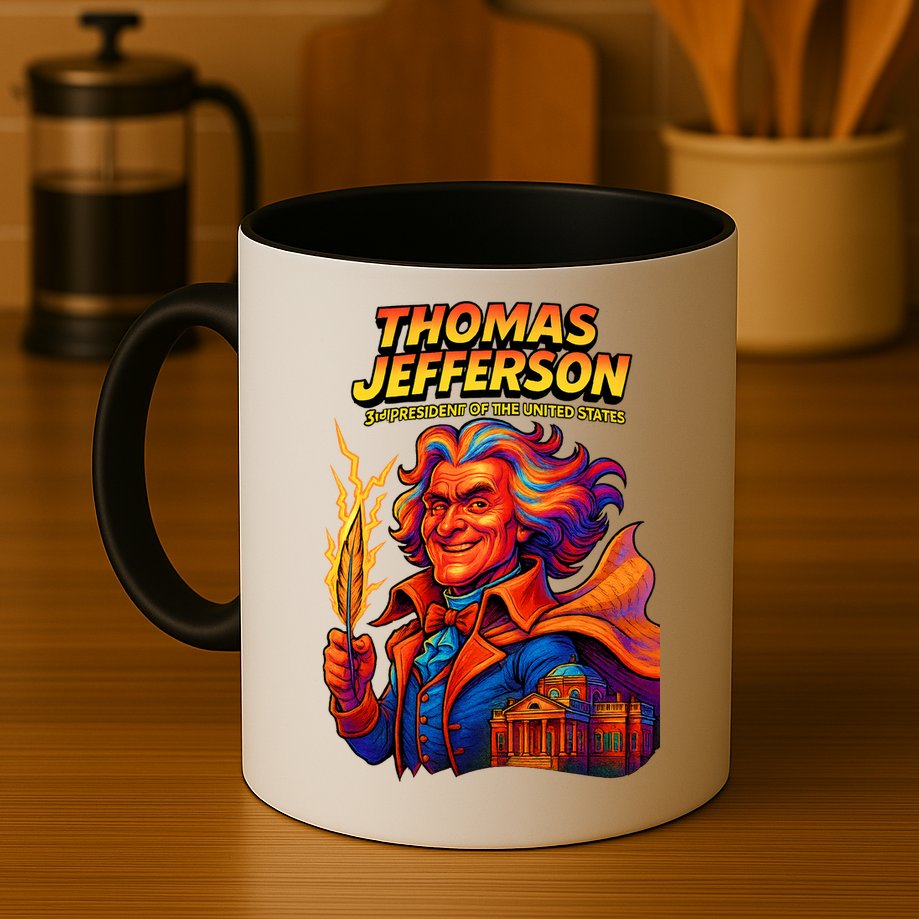 Thomas Jefferson The 3rd President Presidential Chronicles Mug