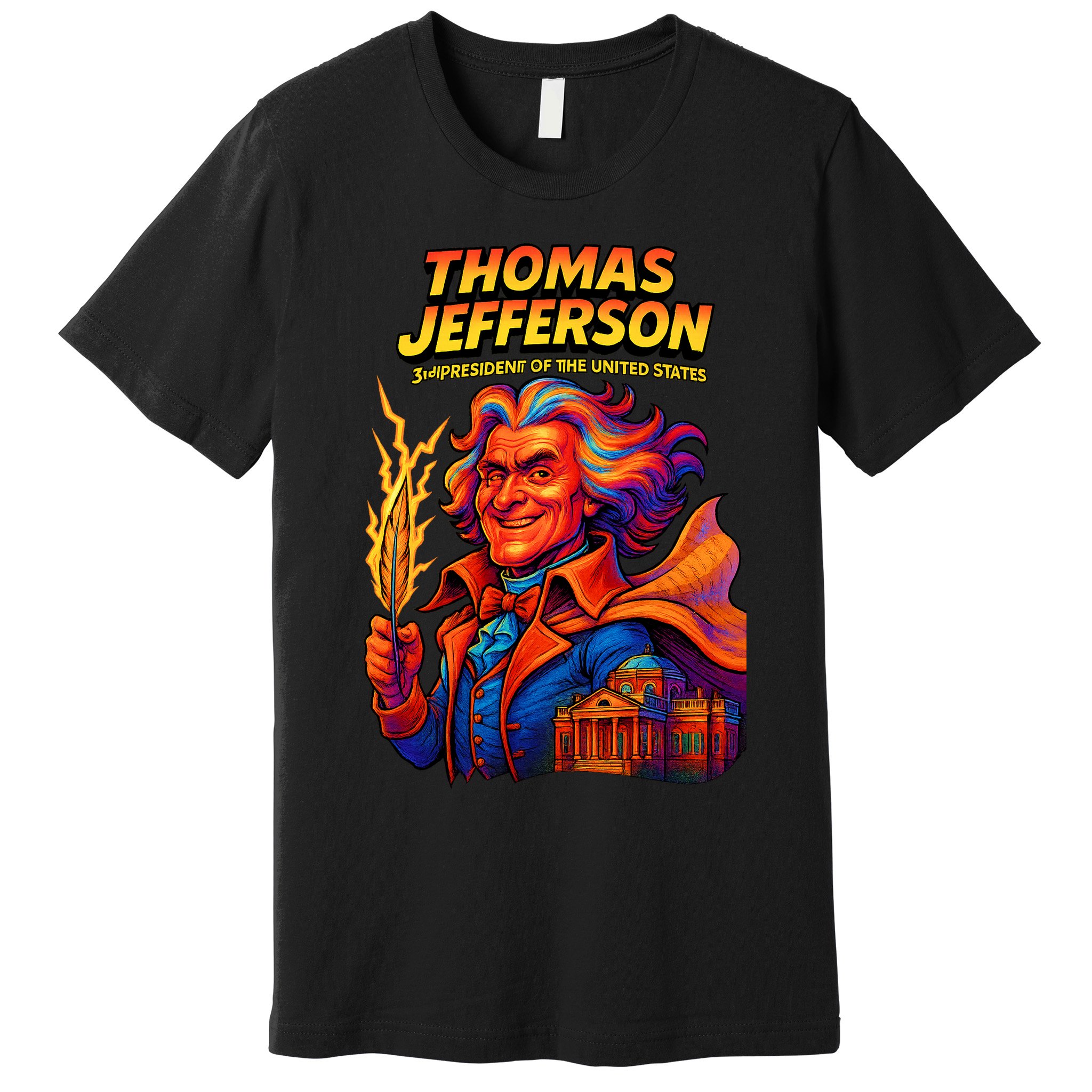 Thomas Jefferson The 3rd President Presidential Chronicles Premium T-Shirt
