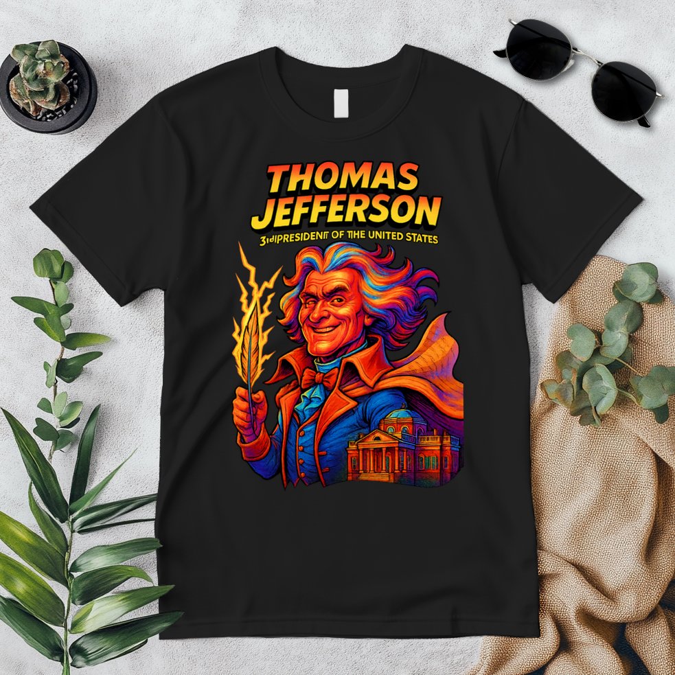Thomas Jefferson The 3rd President Presidential Chronicles Premium T-Shirt