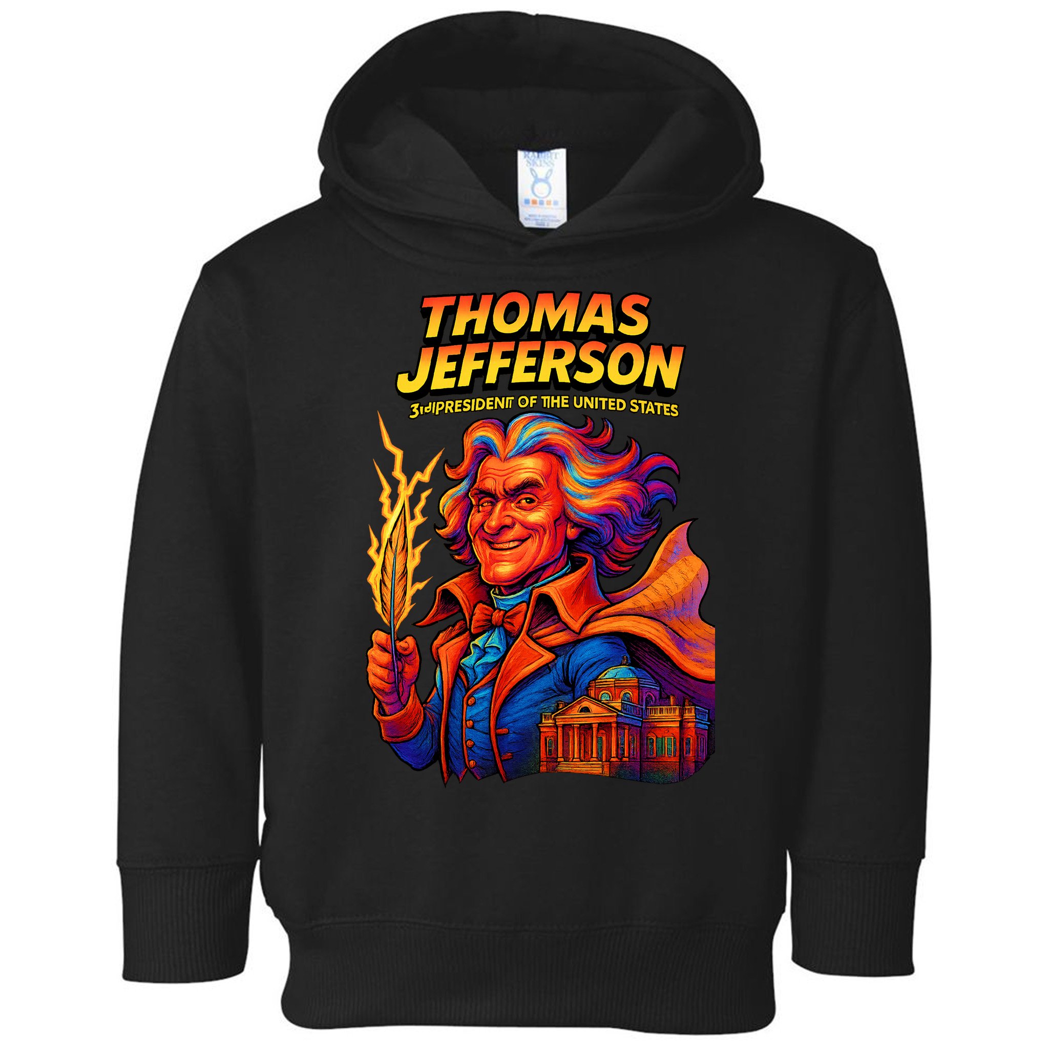 Thomas Jefferson The 3rd President Presidential Chronicles Toddler Hoodie
