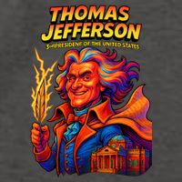 Thomas Jefferson The 3rd President Presidential Chronicles Vector Backpack