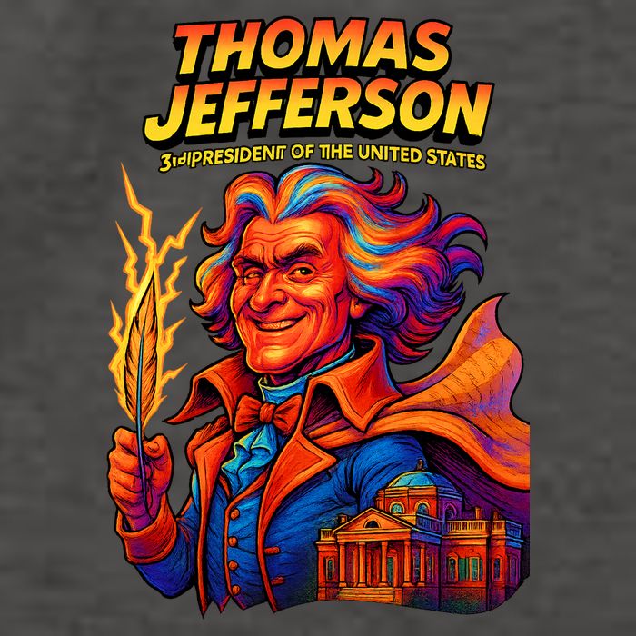 Thomas Jefferson The 3rd President Presidential Chronicles Vector Backpack