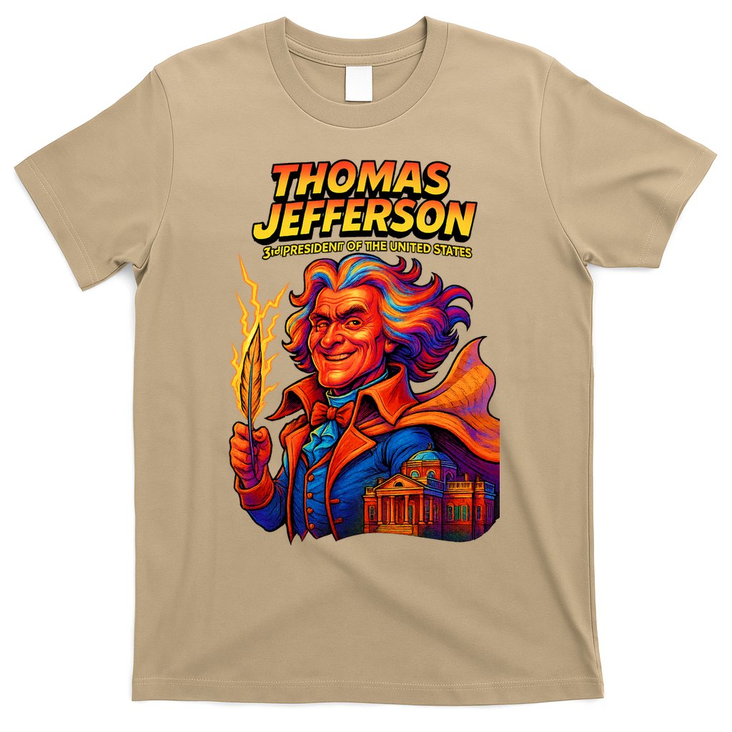 Thomas Jefferson The 3rd President Presidential Chronicles T-Shirt