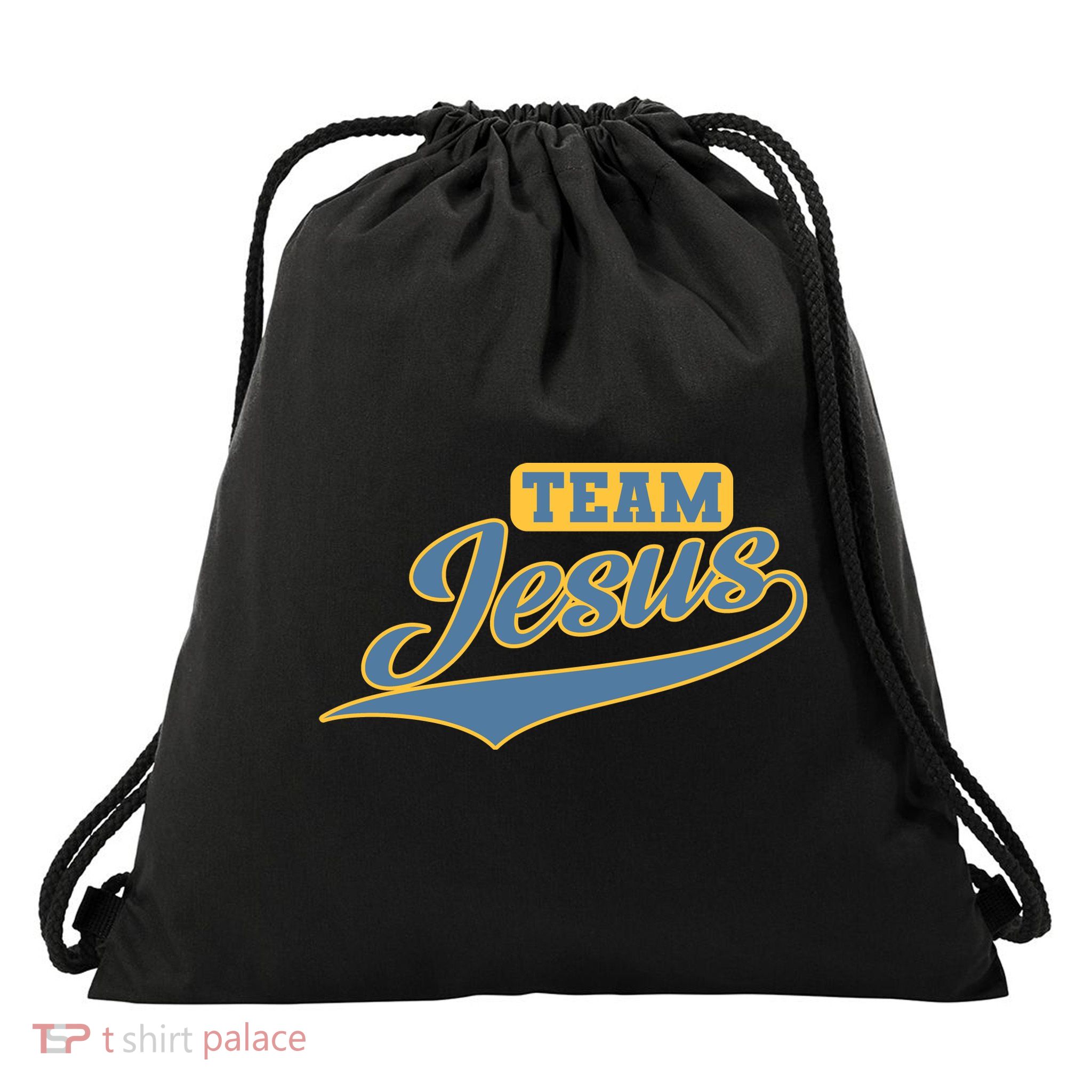 Team Jesus Drawstring Bag