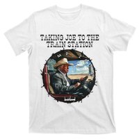 Taking Joe To The Train Station Trump 2024 T-Shirt