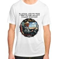 Taking Joe To The Train Station Trump 2024 Adult ChromaSoft Performance T-Shirt