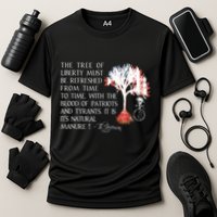Thomas Jefferson Tree Of Liberty Cooling Performance Crew T-Shirt