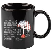 Thomas Jefferson Tree Of Liberty 11oz C Handle Ceramic Mug