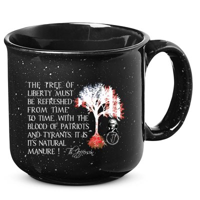 Thomas Jefferson Tree Of Liberty 15oz Campfire Ceramic Mug