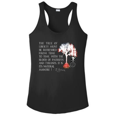 Thomas Jefferson Tree Of Liberty Ladies PosiCharge Competitor Racerback Tank