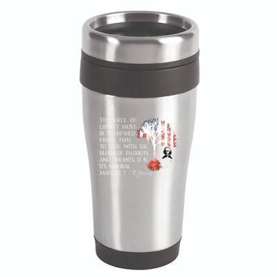 Thomas Jefferson Tree Of Liberty 16oz Travel Tumbler