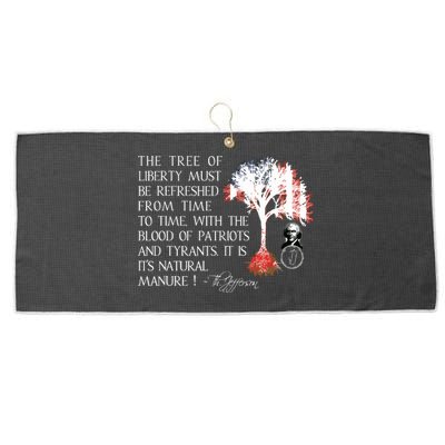 Thomas Jefferson Tree Of Liberty Large Microfiber Waffle Golf Towel