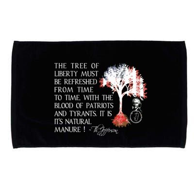 Thomas Jefferson Tree Of Liberty Microfiber Hand Towel