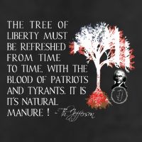 Thomas Jefferson Tree Of Liberty Microfiber Hand Towel