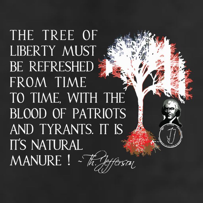 Thomas Jefferson Tree Of Liberty Microfiber Hand Towel