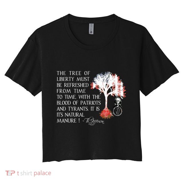 Thomas Jefferson Tree Of Liberty Crop Top