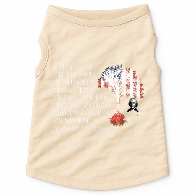 Thomas Jefferson Tree Of Liberty Doggie Tank