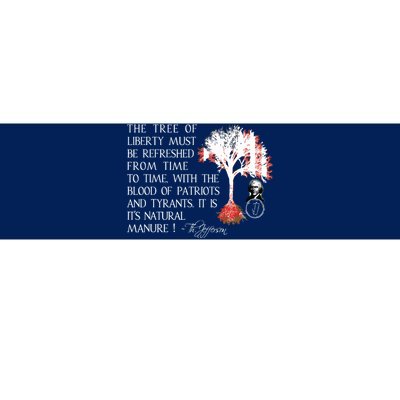 Thomas Jefferson Tree Of Liberty Bumper Sticker