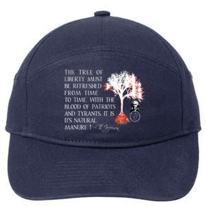 Thomas Jefferson Tree Of Liberty 7-Panel Snapback Hat