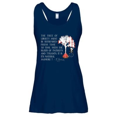 Thomas Jefferson Tree Of Liberty Ladies Essential Flowy Tank