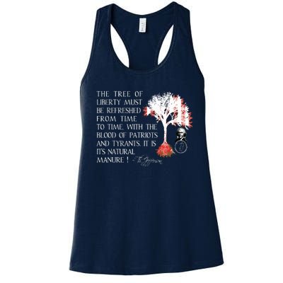 Thomas Jefferson Tree Of Liberty Women's Racerback Tank