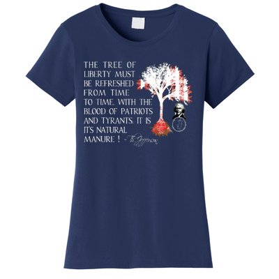 Thomas Jefferson Tree Of Liberty Women's T-Shirt