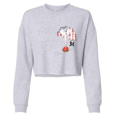 Thomas Jefferson Tree Of Liberty Cropped Pullover Crew