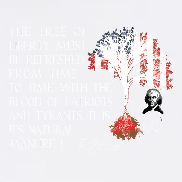 Thomas Jefferson Tree Of Liberty Garment-Dyed Sweatshirt