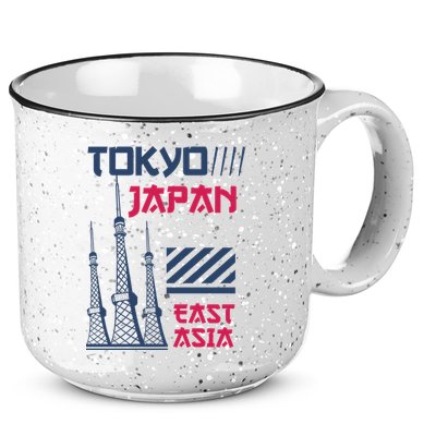 Tokyo Japan 15oz Campfire Ceramic Mug