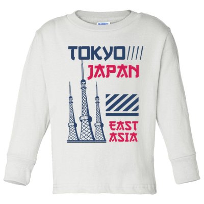 Tokyo Japan Toddler Long Sleeve Shirt