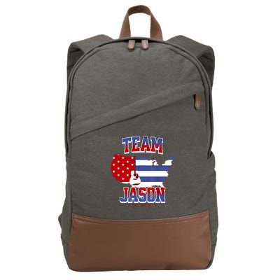 Team Jason Cotton Canvas Backpack