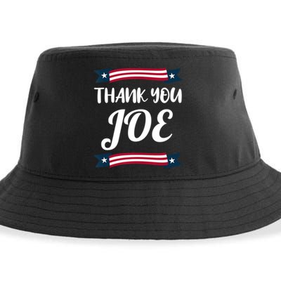 Thanks Joe Thank You Joe Biden Sustainable Bucket Hat