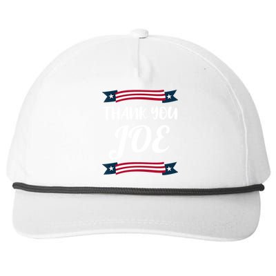 Thanks Joe Thank You Joe Biden Snapback Five-Panel Rope Hat