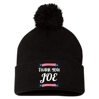 Thanks Joe Thank You Joe Biden Pom Pom 12in Knit Beanie