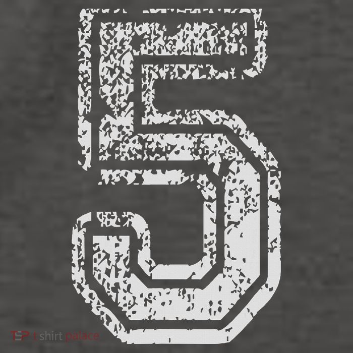 Team Jersey Uniforms Number 5 Five School Sports Birthdays Vector Backpack