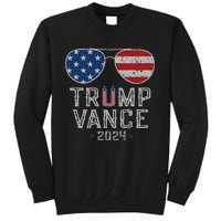 Trump Jd Vance 2024 Retro Stripe And Star Trump Vance 2024 Sweatshirt