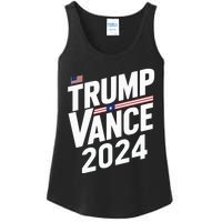 Trump J.D. Vance 2024 Trump Vance 2024 Retro Stripe Trump Jd Vance Ladies Essential Tank