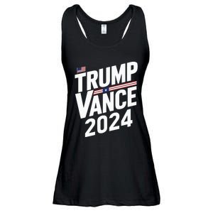 Trump J.D. Vance 2024 Trump Vance 2024 Retro Stripe Trump Jd Vance Ladies Essential Flowy Tank