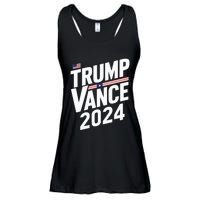 Trump J.D. Vance 2024 Trump Vance 2024 Retro Stripe Trump Jd Vance Ladies Essential Flowy Tank