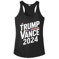 Trump J.D. Vance 2024 Trump Vance 2024 Retro Stripe Trump Jd Vance Ladies PosiCharge Competitor Racerback Tank