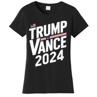 Trump J.D. Vance 2024 Trump Vance 2024 Retro Stripe Trump Jd Vance Women's T-Shirt