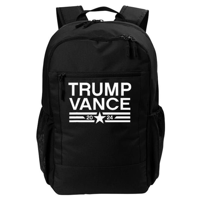 Trump Jd Vance 2024 Retro Stripe And Star Daily Commute Backpack