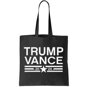 Trump Jd Vance 2024 Retro Stripe And Star Tote Bag