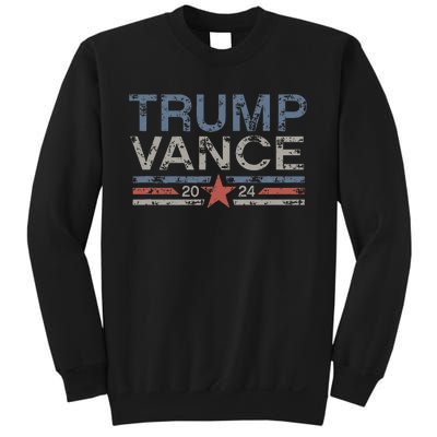 Trump Jd Vance 2024 Retro Stripe Trump Vance Sweatshirt