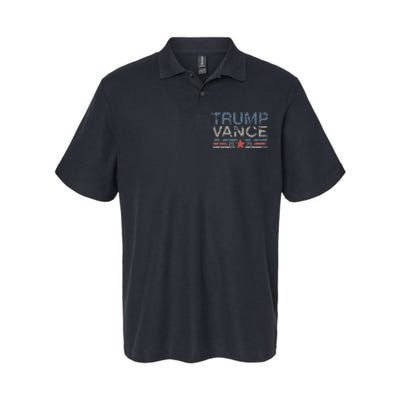 Trump Jd Vance 2024 Retro Stripe Trump Vance Softstyle Adult Sport Polo