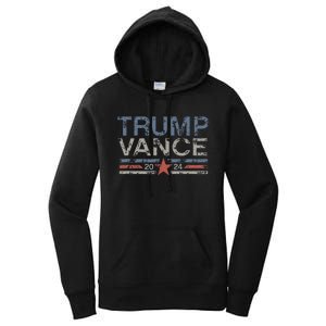 Trump Jd Vance 2024 Retro Stripe Trump Vance Women's Pullover Hoodie