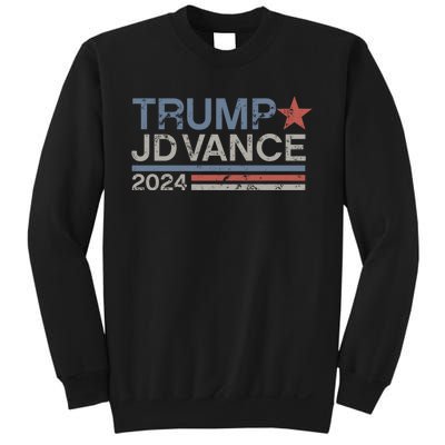 Trump Jd Vance 2024 Retro Stripe Trump Vance Sweatshirt