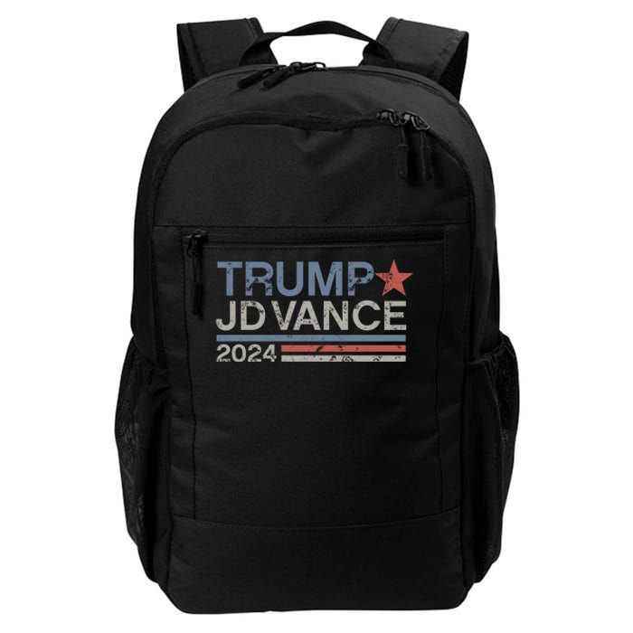 Trump Jd Vance 2024 Retro Stripe Trump Vance Daily Commute Backpack