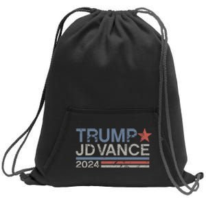 Trump Jd Vance 2024 Retro Stripe Trump Vance Sweatshirt Cinch Pack Bag